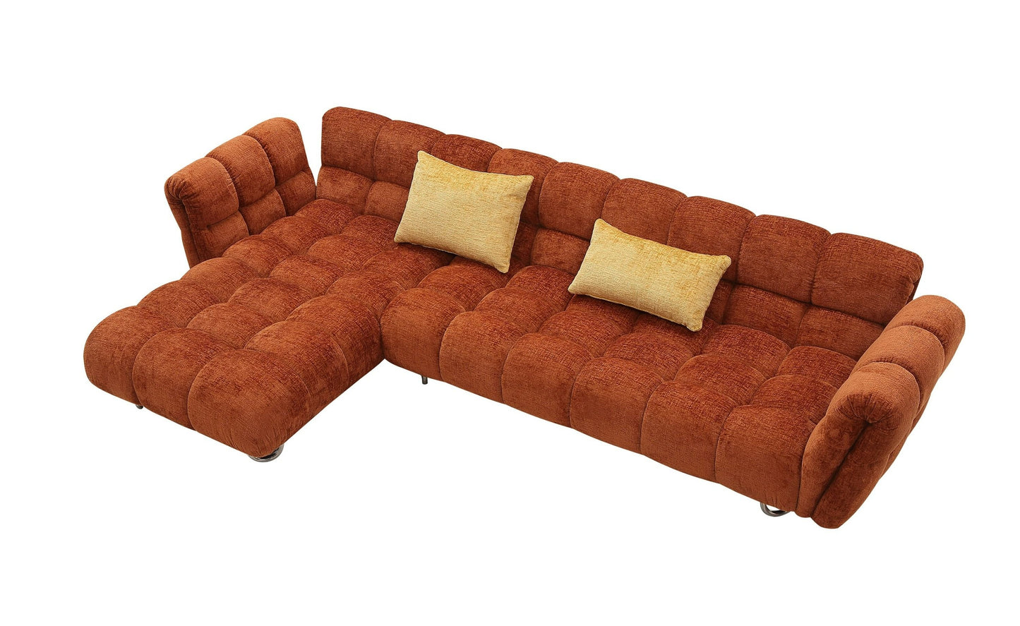 Casa Jacinda Burnt Orange Sectional