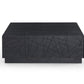 Kenda Matte Black Oak Square Coffee Table