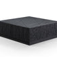 Kenda Matte Black Oak Square Coffee Table
