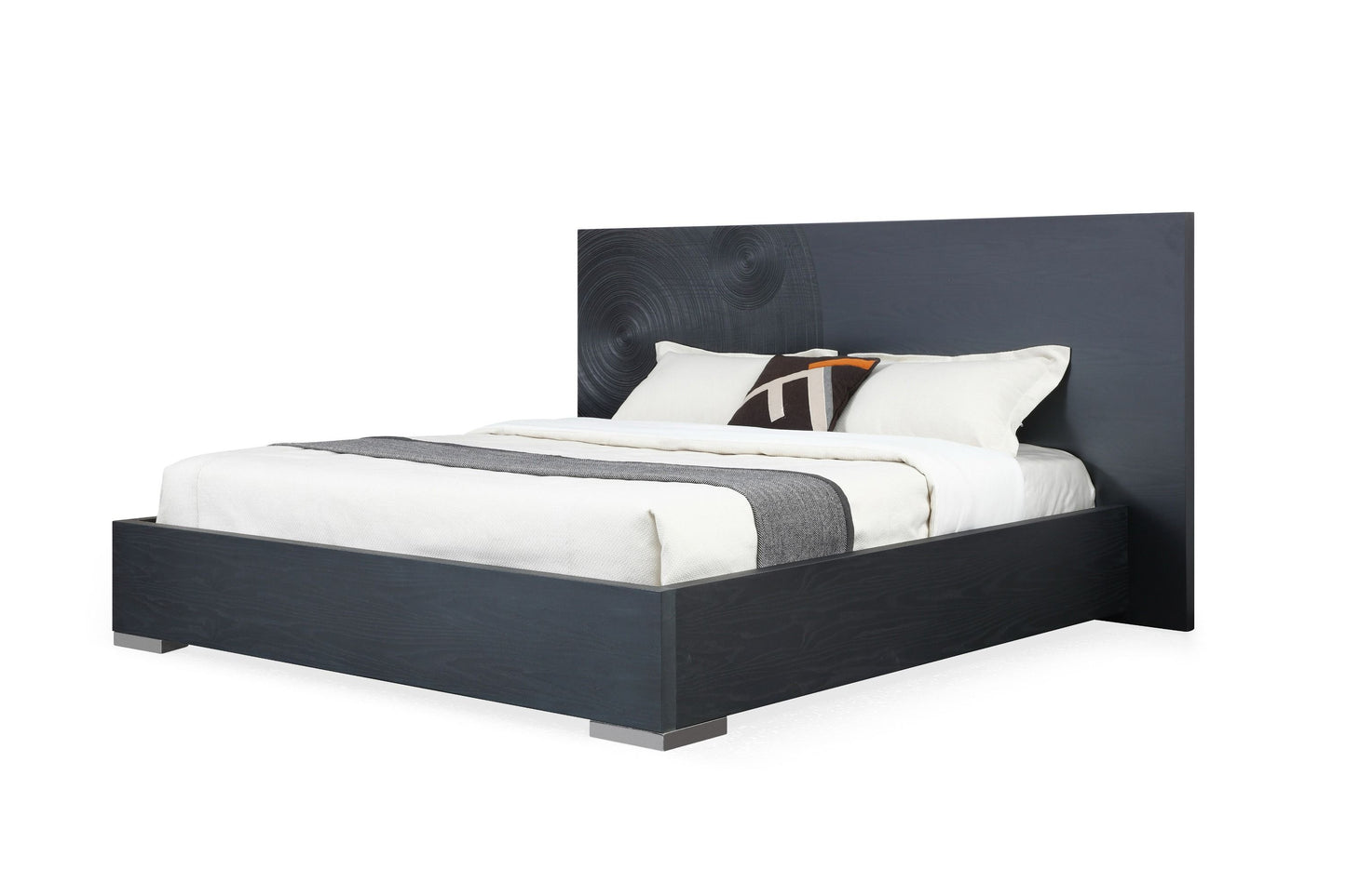 Lamod Cirque – Modern Black Ash 4-Piece Bedroom Set