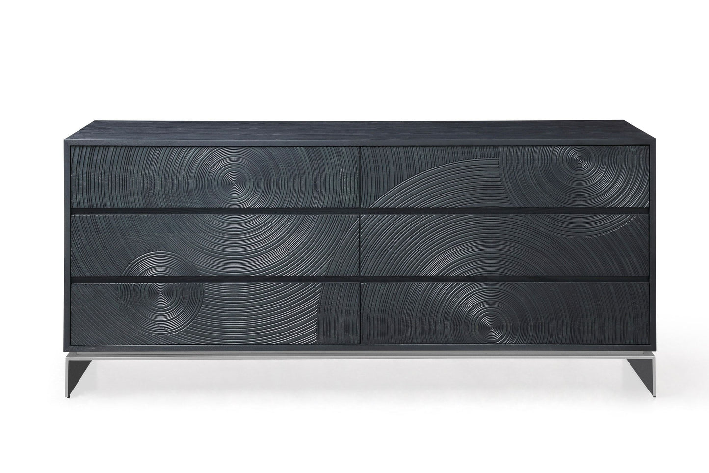 Lamod Cirque – Modern Black Ash 4-Piece Bedroom Set
