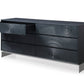Lamod Cirque – Modern Black Ash 4-Piece Bedroom Set