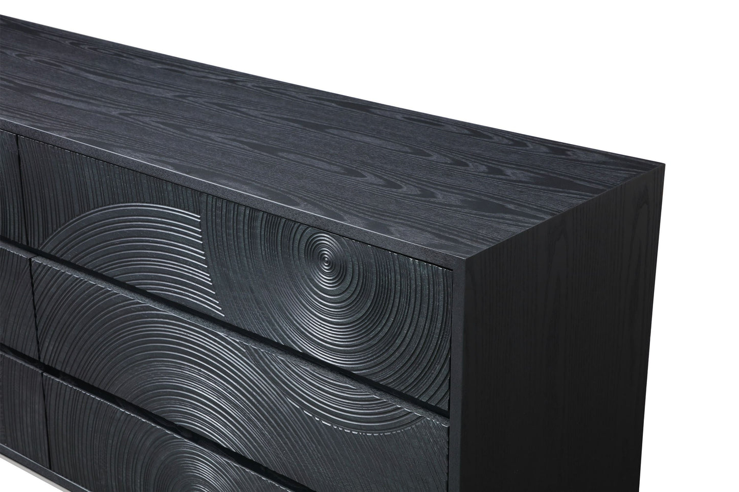 Lamod Cirque – Modern Black Ash 4-Piece Bedroom Set