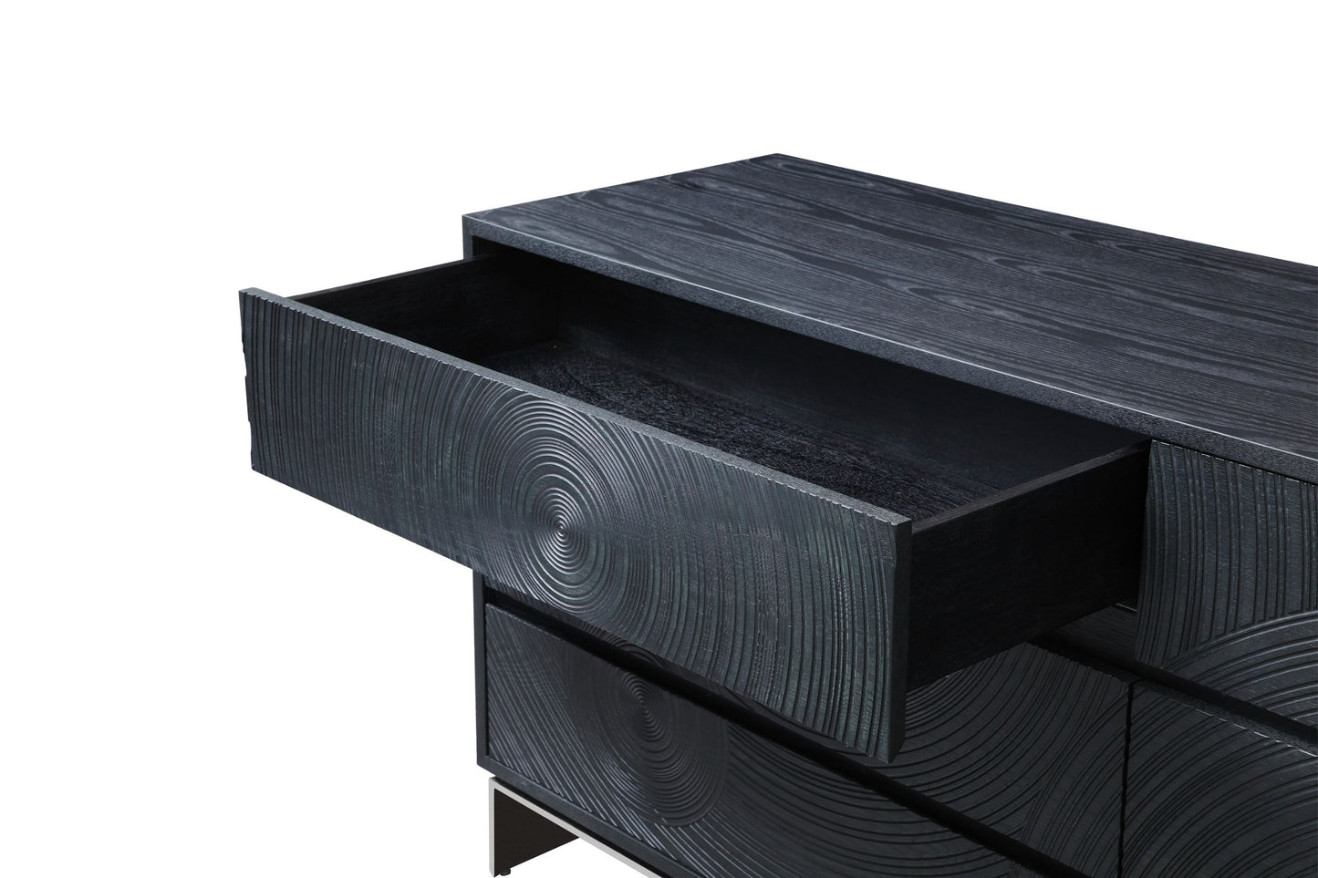 Lamod Cirque – Modern Black Ash 4-Piece Bedroom Set