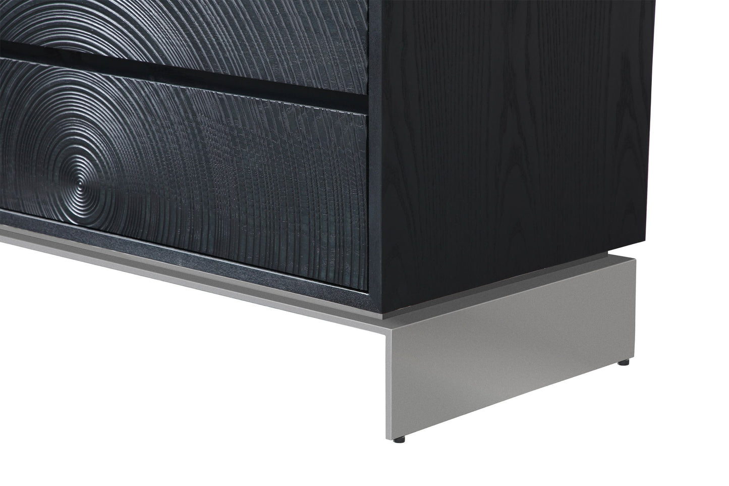 Lamod Cirque – Modern Black Ash 4-Piece Bedroom Set