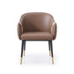 Azure Luxe Blue & Beige Dining Chair