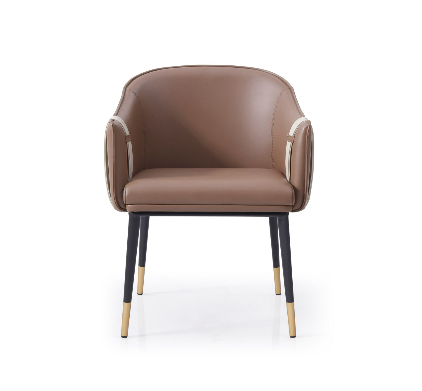 Azure Luxe Blue & Beige Dining Chair