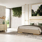 Luxury Beige Velvet + Brass Bedroom Set – Cartier