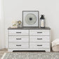 Rustic 6-drawer dresser