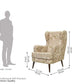 Claudia Lounge Chair Magnolia Beige – Cotton Accent Chair Pakistan