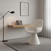 Solid Wood Swivel Chairs Portable Dining Chair Bedroom