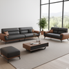 Nordic Leather Sofa Designer Romantic Living Room "4pc" Furniture Couple