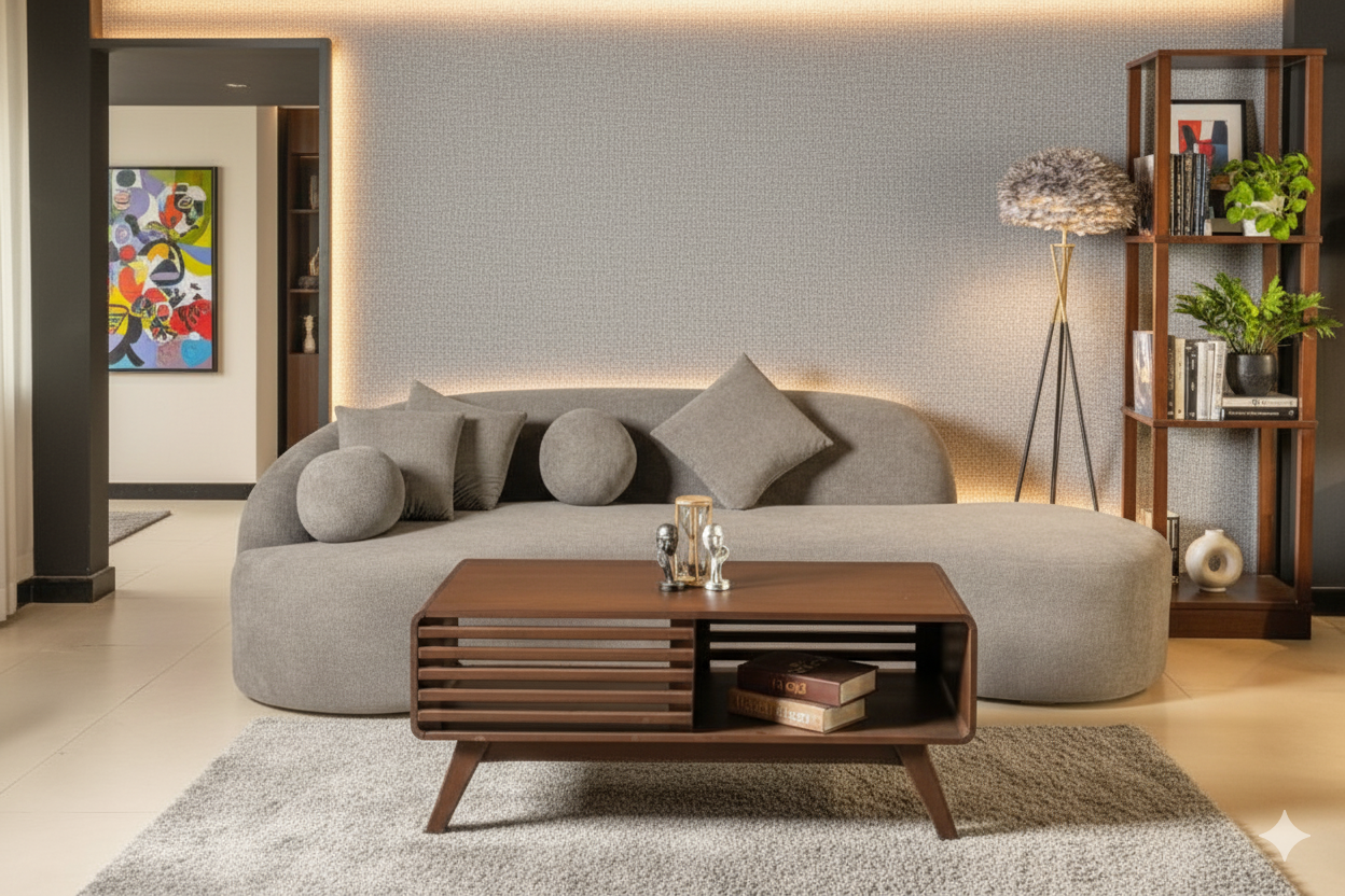 Cushova Luxe 3-Seater Sofa Set + 2 Armchairs — Elegant Comfort for Pakistani Homes