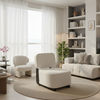 "Modern Accent Chair for Living Room – Minimalist Upholstered Lounge Chair