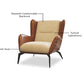 Carolina Lounge Chair Ginger Bread – Stylish & Durable Lounge Chair Pakistan