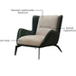 Carolina Lounge Chair Leaf – Green Velvet Accent Chair Pakistan