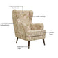 Claudia Lounge Chair Magnolia Beige – Cotton Accent Chair Pakistan
