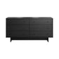 Black Oak 6-Drawer Dresser – Finnley
