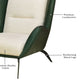 Carolina Lounge Chair Leaf – Green Velvet Accent Chair Pakistan