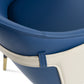 Azure Luxe Blue & Beige Dining Chair