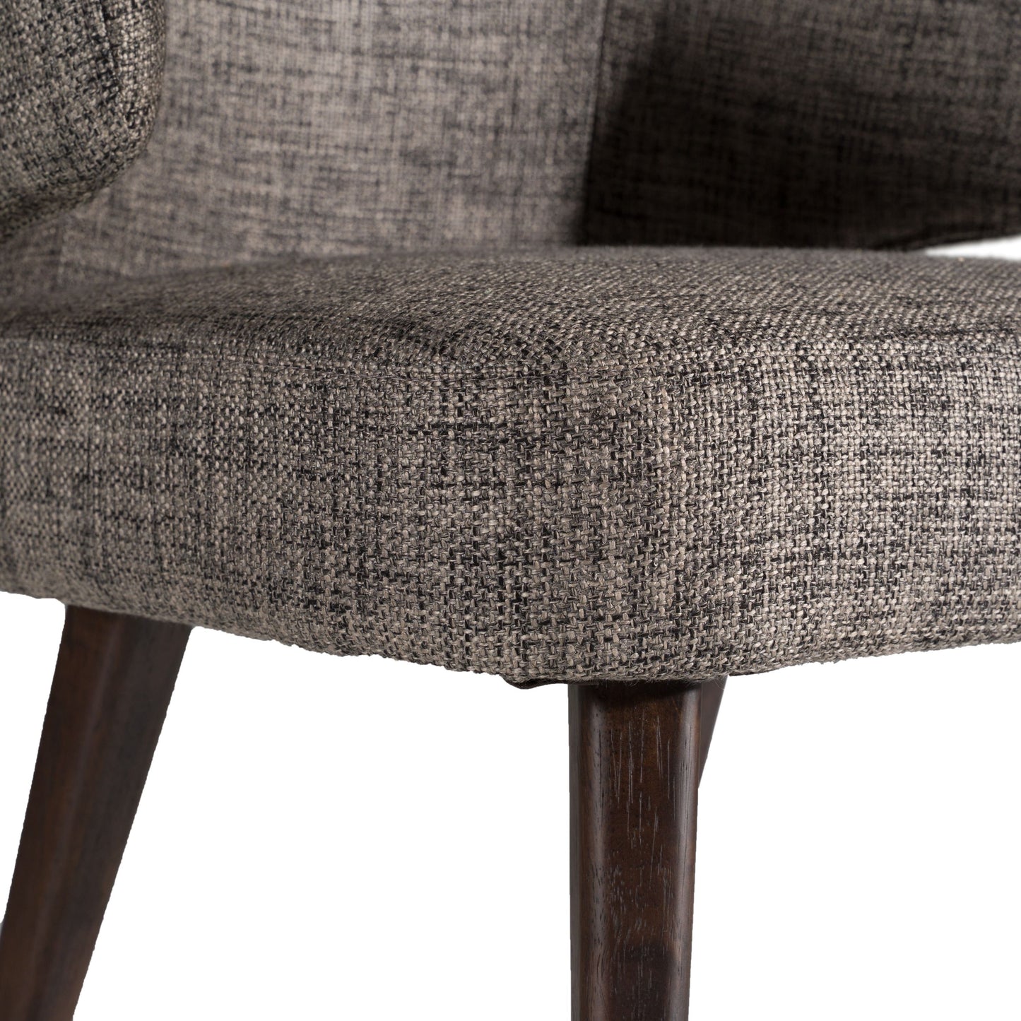 Carlton Modern Grey Fabric Dining Chair