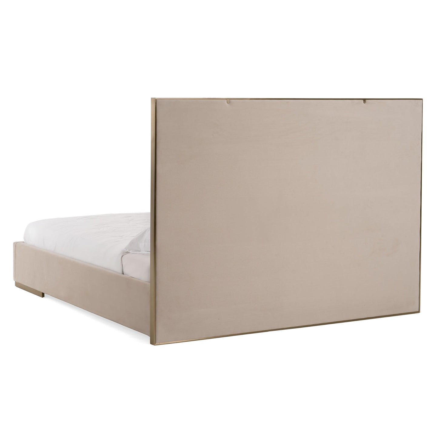 Luxury Beige Velvet + Brass Bedroom Set – Cartier
