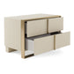 Luxury Beige Velvet + Brass Bedroom Set – Cartier