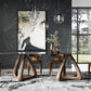 Saehee Dining Chair by Modrest — Camel Velvet, Iron Frame