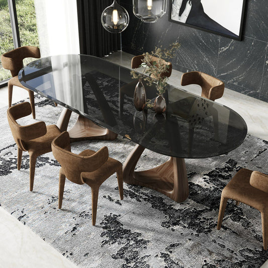 Modrest Christy Modern Oval Dining Table