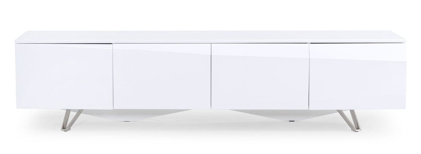 Columbia Modern White TV Stand