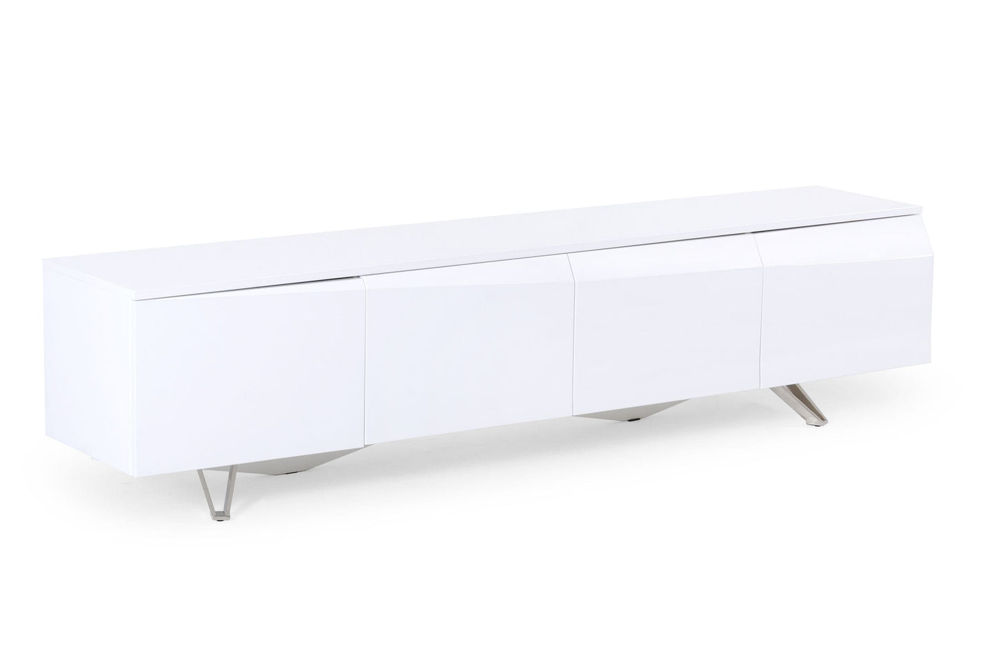 Columbia Modern White TV Stand