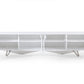 Columbia Modern White TV Stand