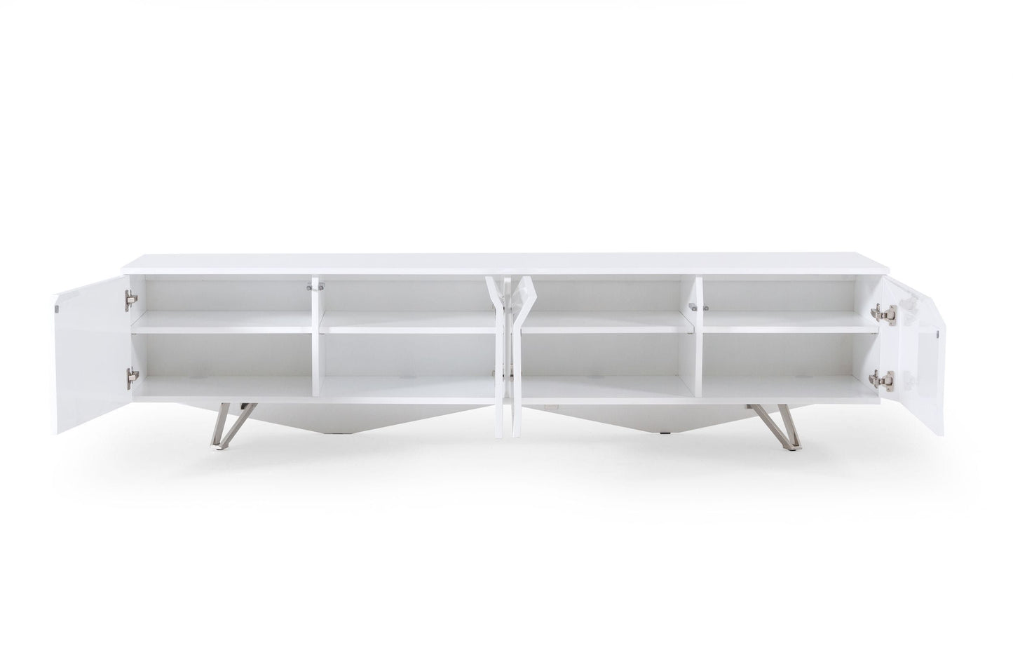 Columbia Modern White TV Stand