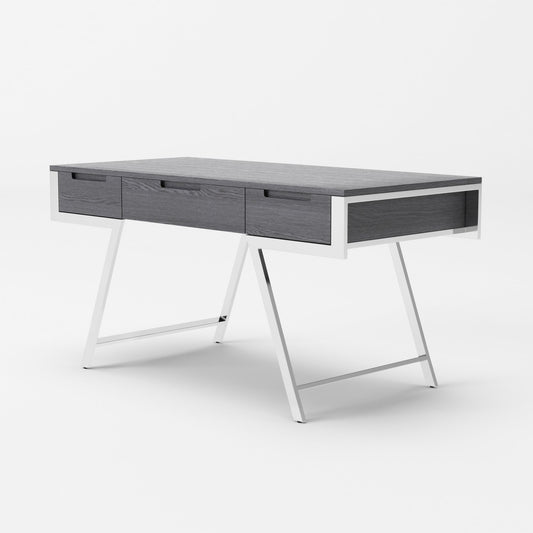 Modrest Dessart — Modern Elm Grey Office Desk