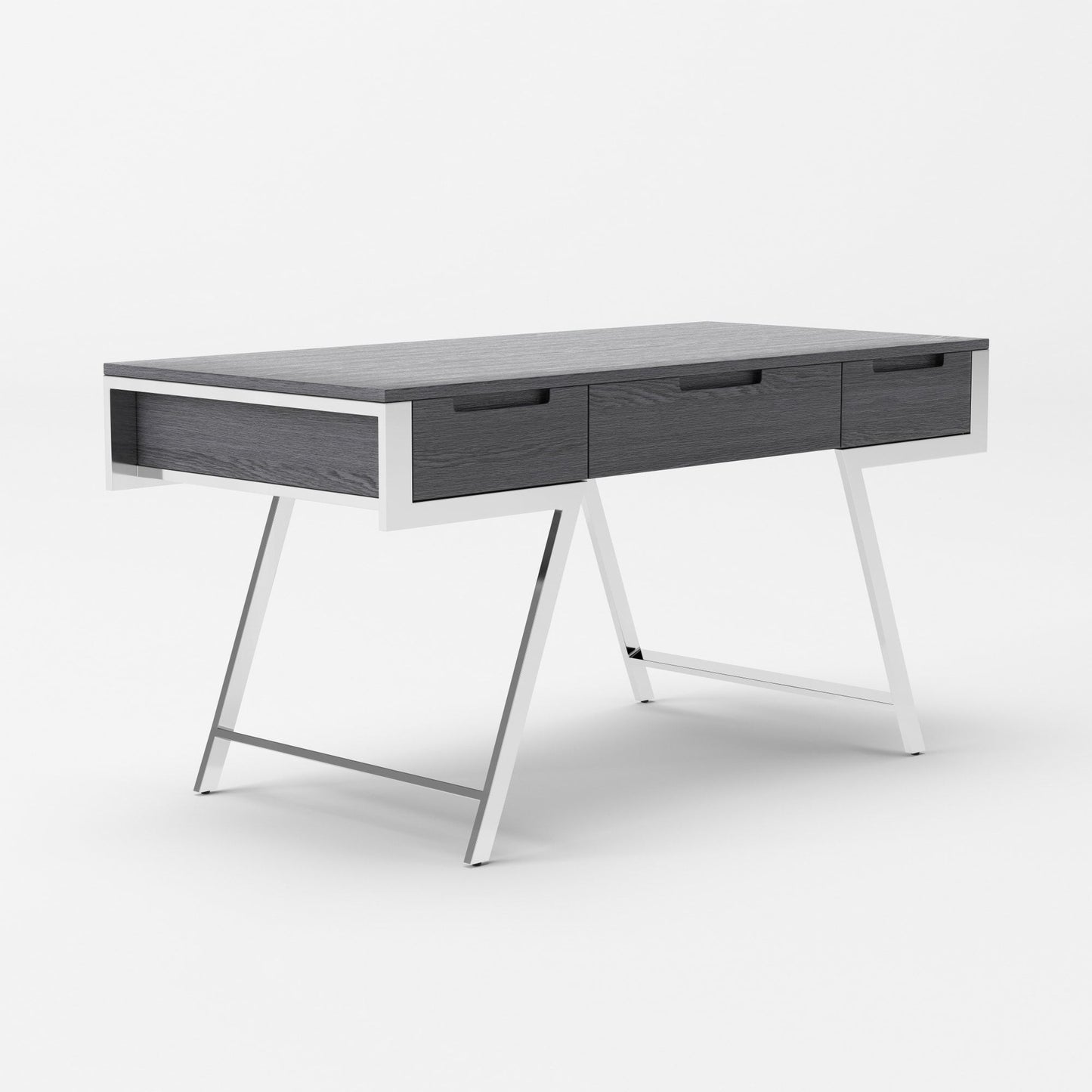 Modrest Dessart — Modern Elm Grey Office Desk