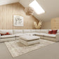 Modern Fedora Luxe Sofa Set
