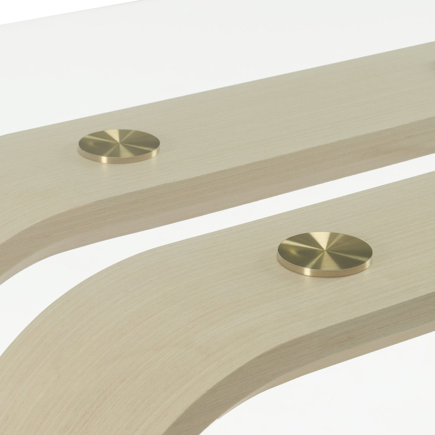 Modrest Florence Modern Dining Table — Seats 8, Glass & Oak Finish