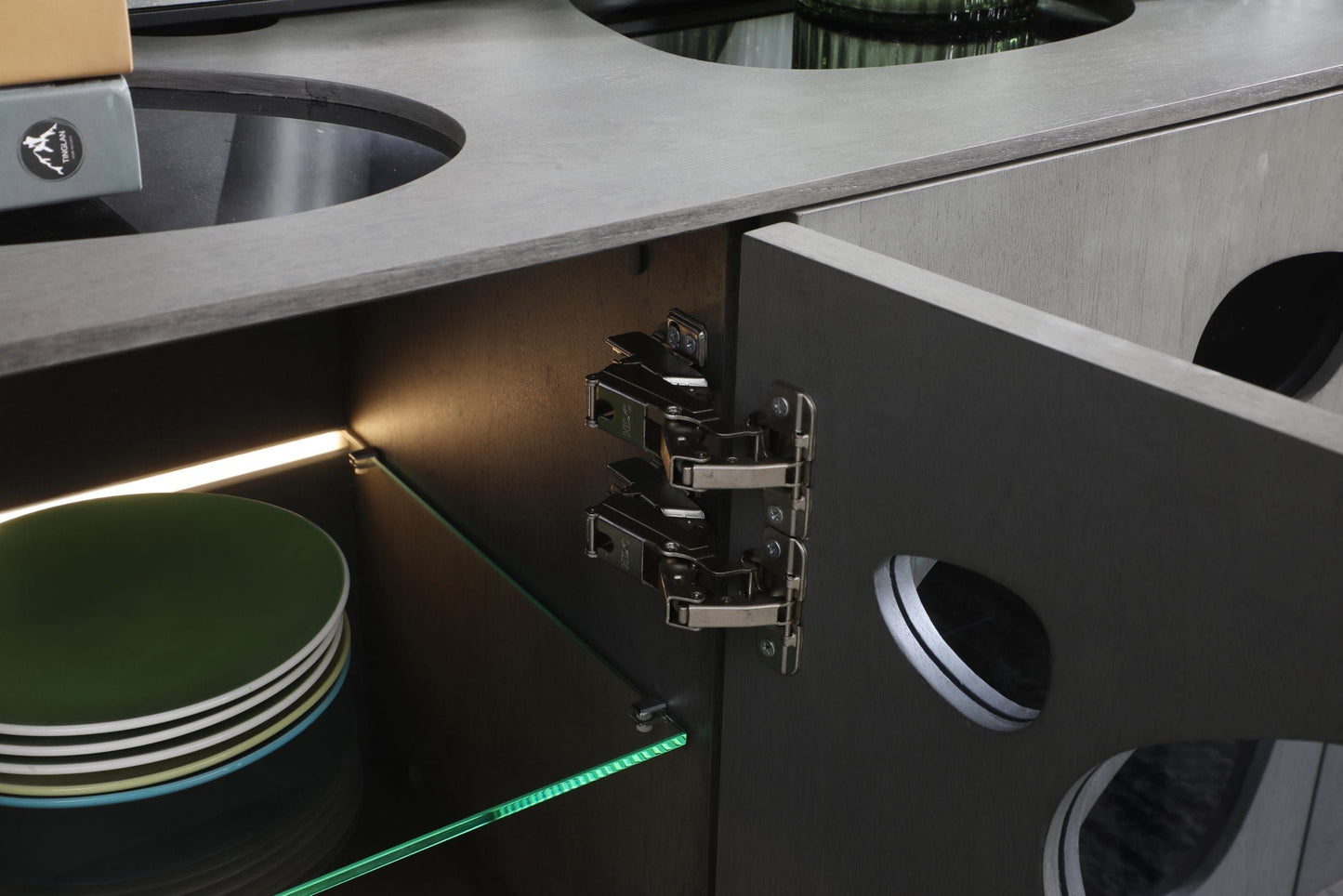 Modrest Fontana Grey Buffet