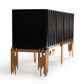 Modern Black & Rosegold Buffet