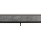 Gabrielle TV Stand – Acacia Veneer & Gold-Tip Metal Base