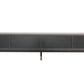 Gabrielle TV Stand – Acacia Veneer & Gold-Tip Metal Base