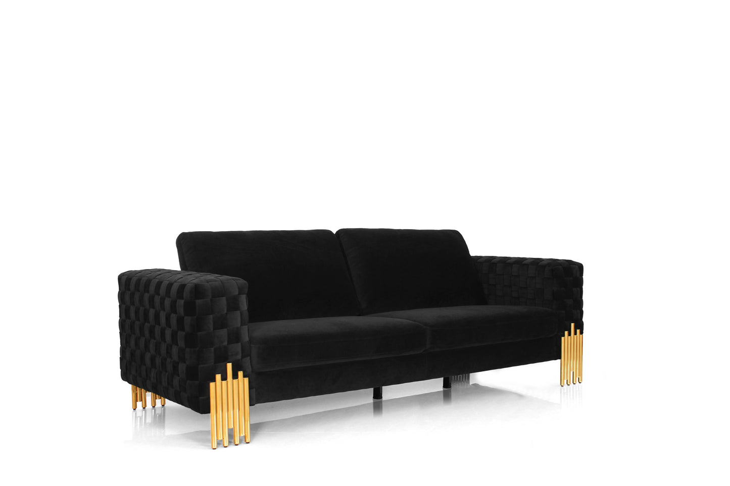 Georgia Velvet Glam Sofa by Divani Casa