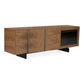 Modrest Glencoe Modern Glass & Walnut Buffet