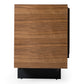 Modrest Glencoe Modern Glass & Walnut Buffet
