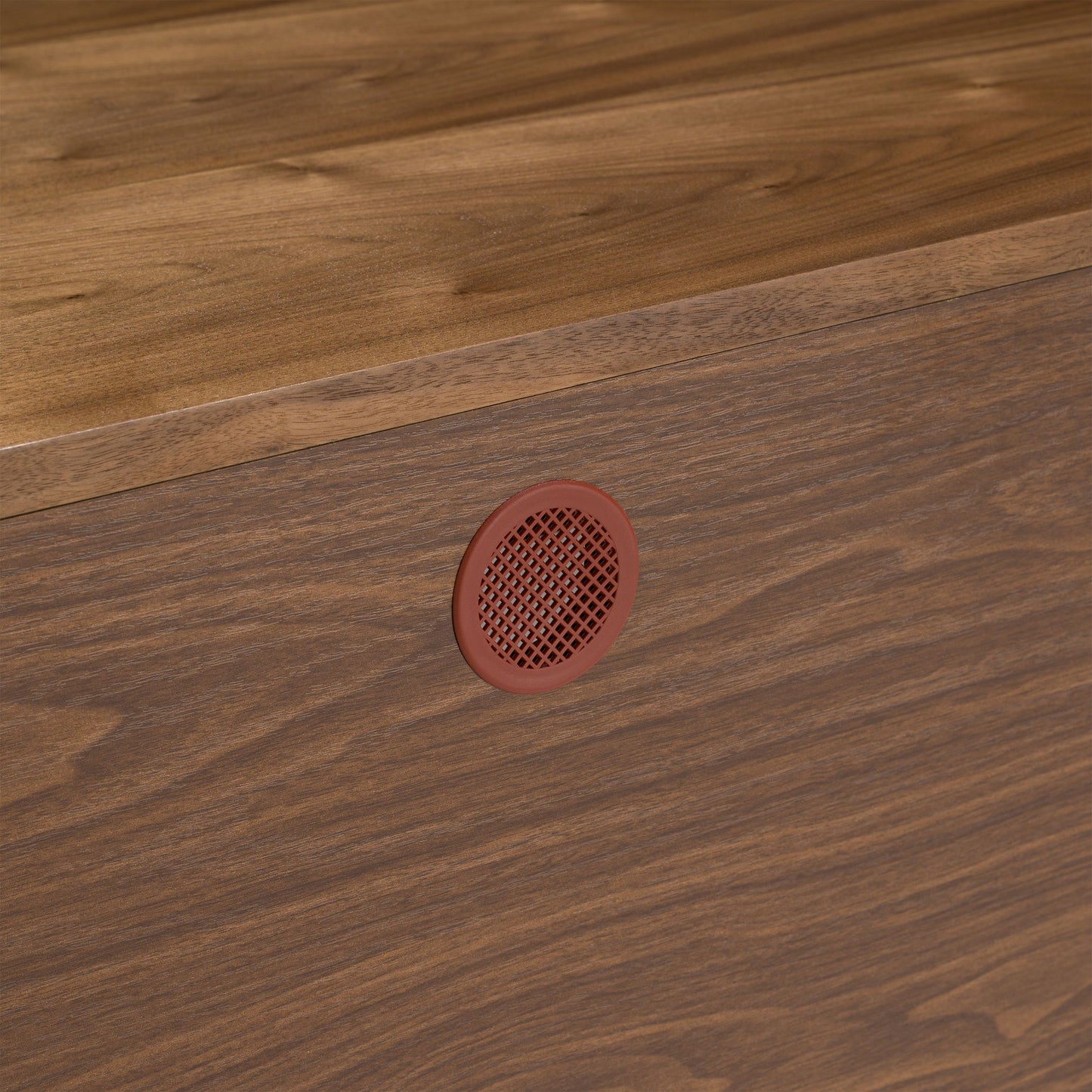 Modrest Glencoe Modern Glass & Walnut Buffet