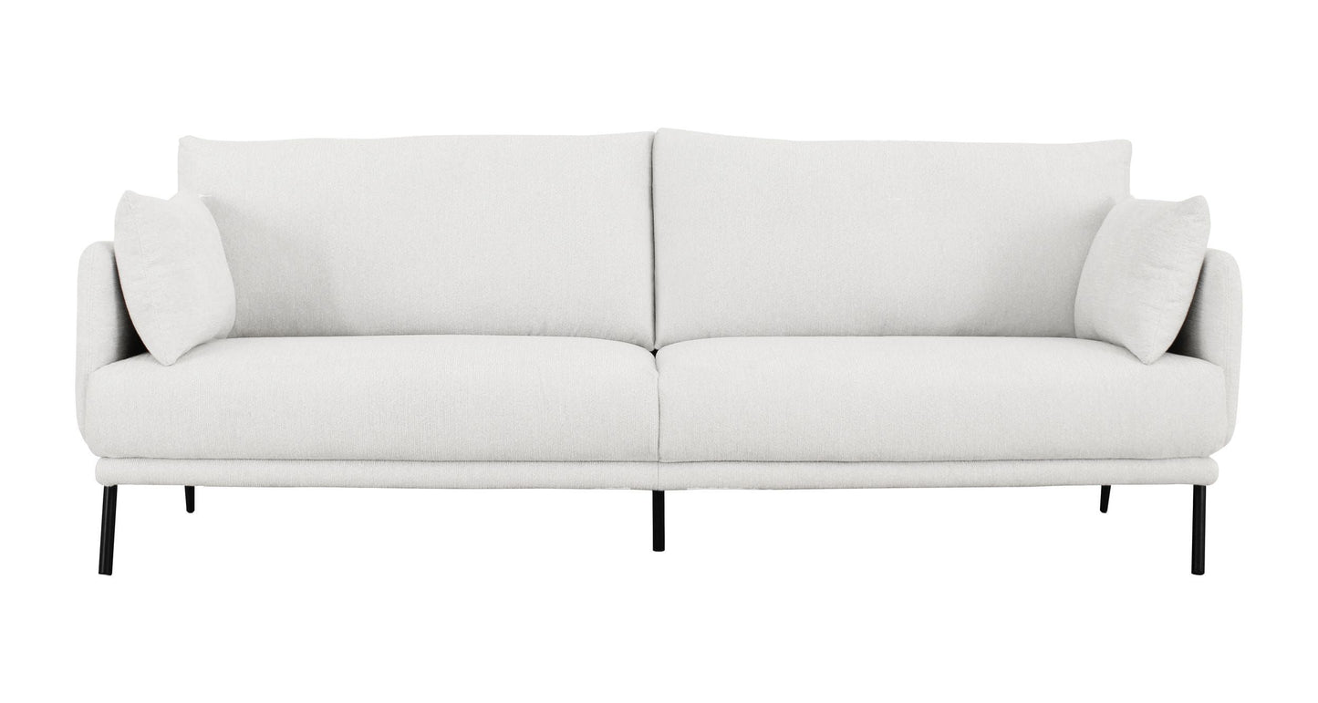 White Snow Eulalia Fabric Sofa
