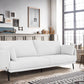 White Snow Eulalia Fabric Sofa