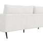 White Snow Eulalia Fabric Sofa