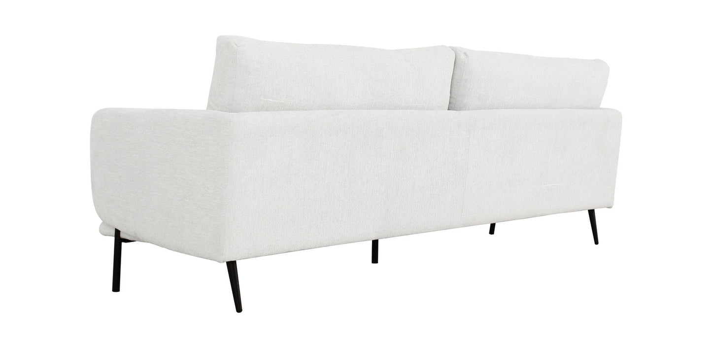 White Snow Eulalia Fabric Sofa