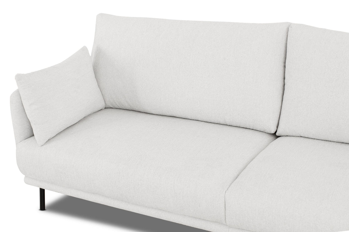 White Snow Eulalia Fabric Sofa